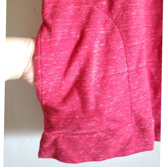 J. Jill Turtleneck Womens Red XL Oversized Boho Tunic Cowlneck Lounge Pullover - Picture 6 of 11